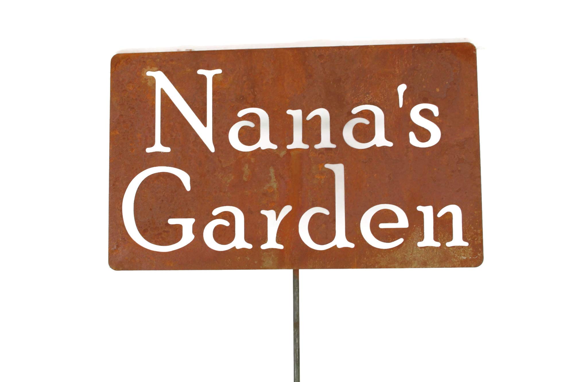 Personalized Family Name Garden Stake - 20 to 33 Inches Tall (Nana's Garden, Large 28