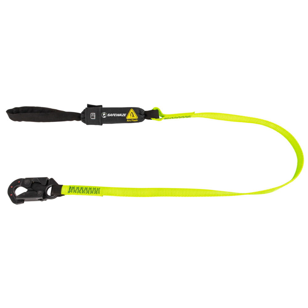 Arc Flash 6ft Safety Lanyard with Dielectric Snap Hook & Soft Loop - Fall Protection for Electrical Workers | OSHA Compliant for Utility & Construction Use
