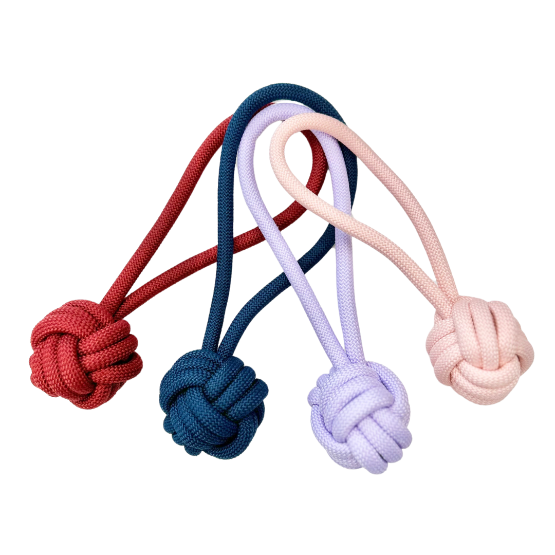 Durable Rope Dog Toy for Chewing & Tug of War - Bright Red Color - Perfect for Playtime, Training & Dental Health