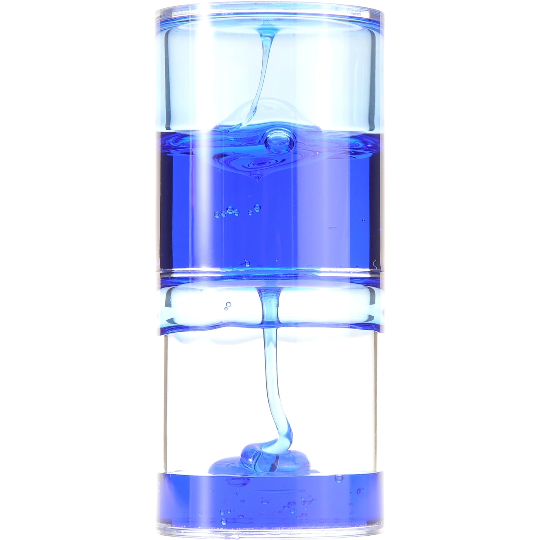 PowerTRC Liquid Motion Spiral Timer - Sensory Fidget Toy for Stress Relief, Autism, ADHD & Anxiety - Calming Desktop Visual Relaxation Tool for Kids & Adults - Perfect for Office, Classroom & Home Use