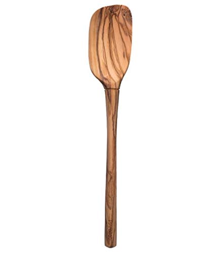 Premium Olive Wooden Spoonula - Natural Wood Cooking Utensil for Baking, Mixing & Serving - Durable Kitchen Tool for Non-Stick Pans & Healthy Cooking - Perfect for Home Chefs & Gourmet Food Preparation