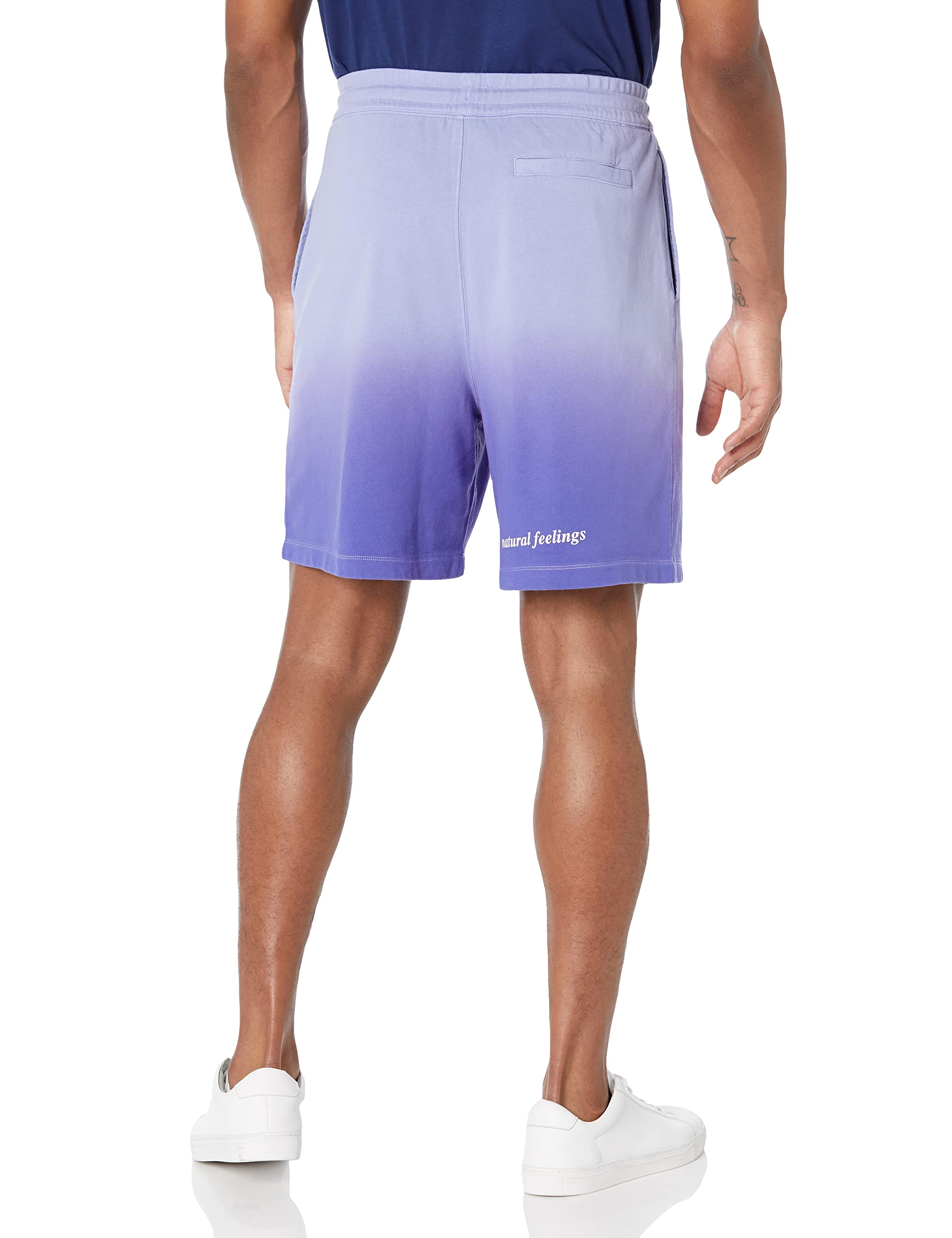 Armani Exchange Men's Logo Ombre Jersey Knit Shorts - Comfortable Casual Shorts for Summer, Gym, and Beach Wear