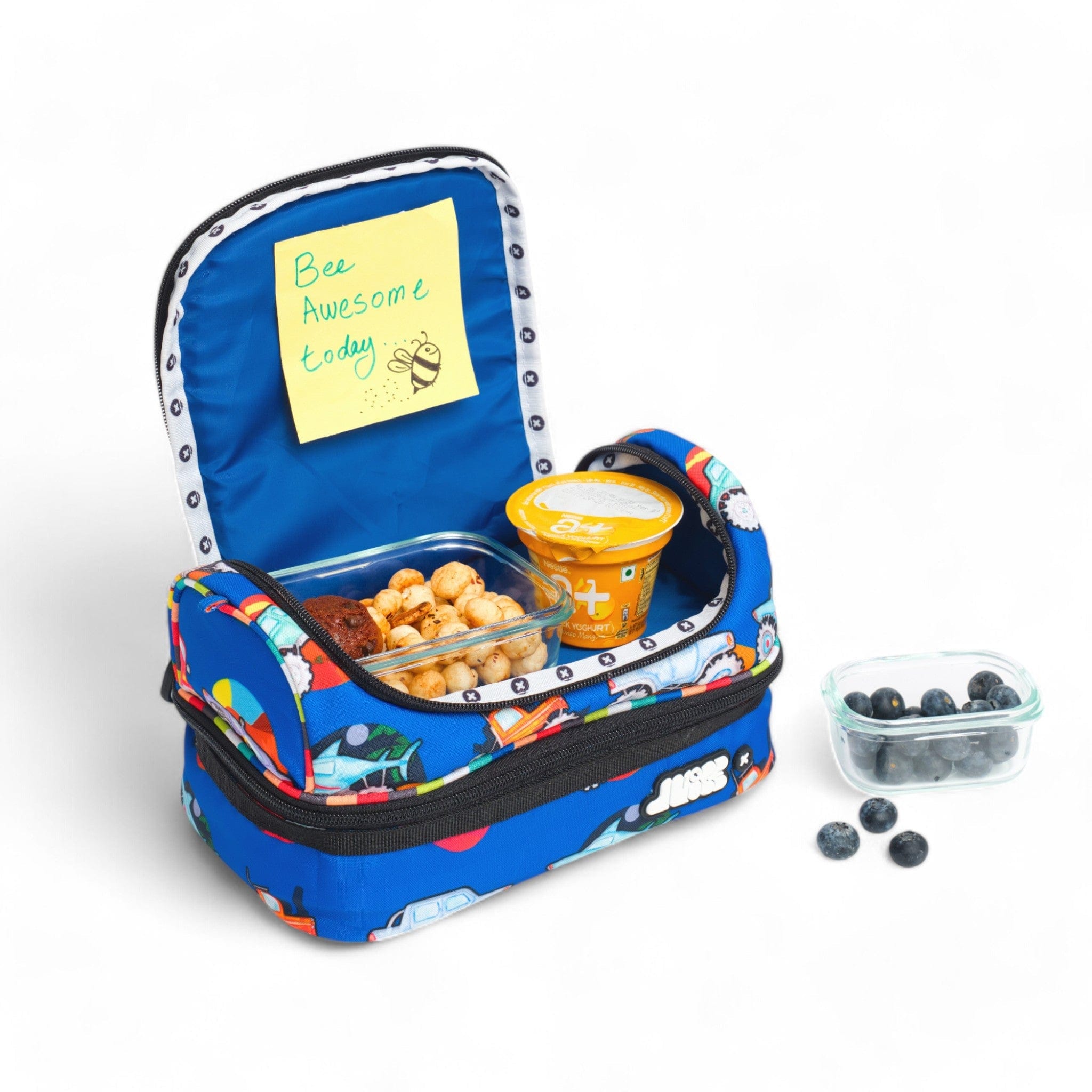 Monster Truck Medium Backpack Set for Kids - Durable School Backpack with Multiple Pockets - Perfect for School, Travel & Outdoor Adventures