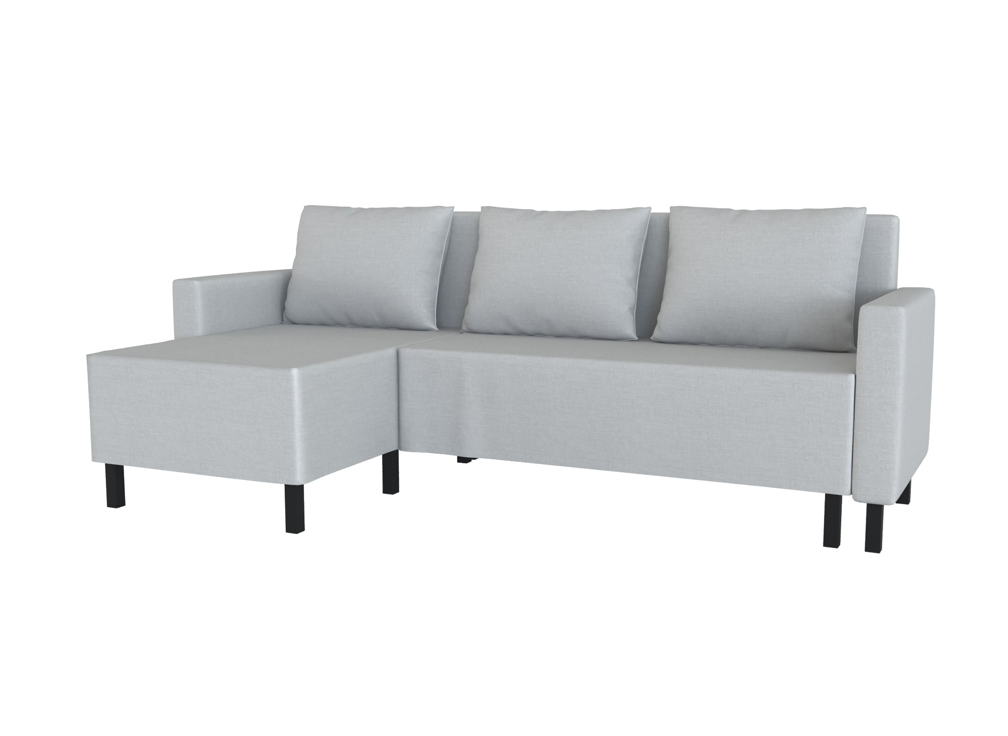 Lungvik Corner Sofa Bed Cover - Loose Fit Right Arm Sectional Slipcover - Perfect for Living Room, Guest Room & Home Theater Comfort