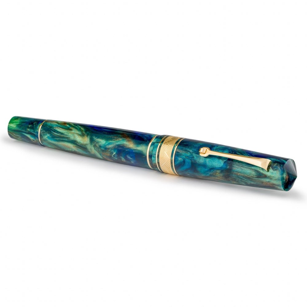 Leonardo × @micahfinds Revival Copper Patina Fountain Pen - Elegant Writing Instrument for Calligraphy, Journaling & Gift Giving