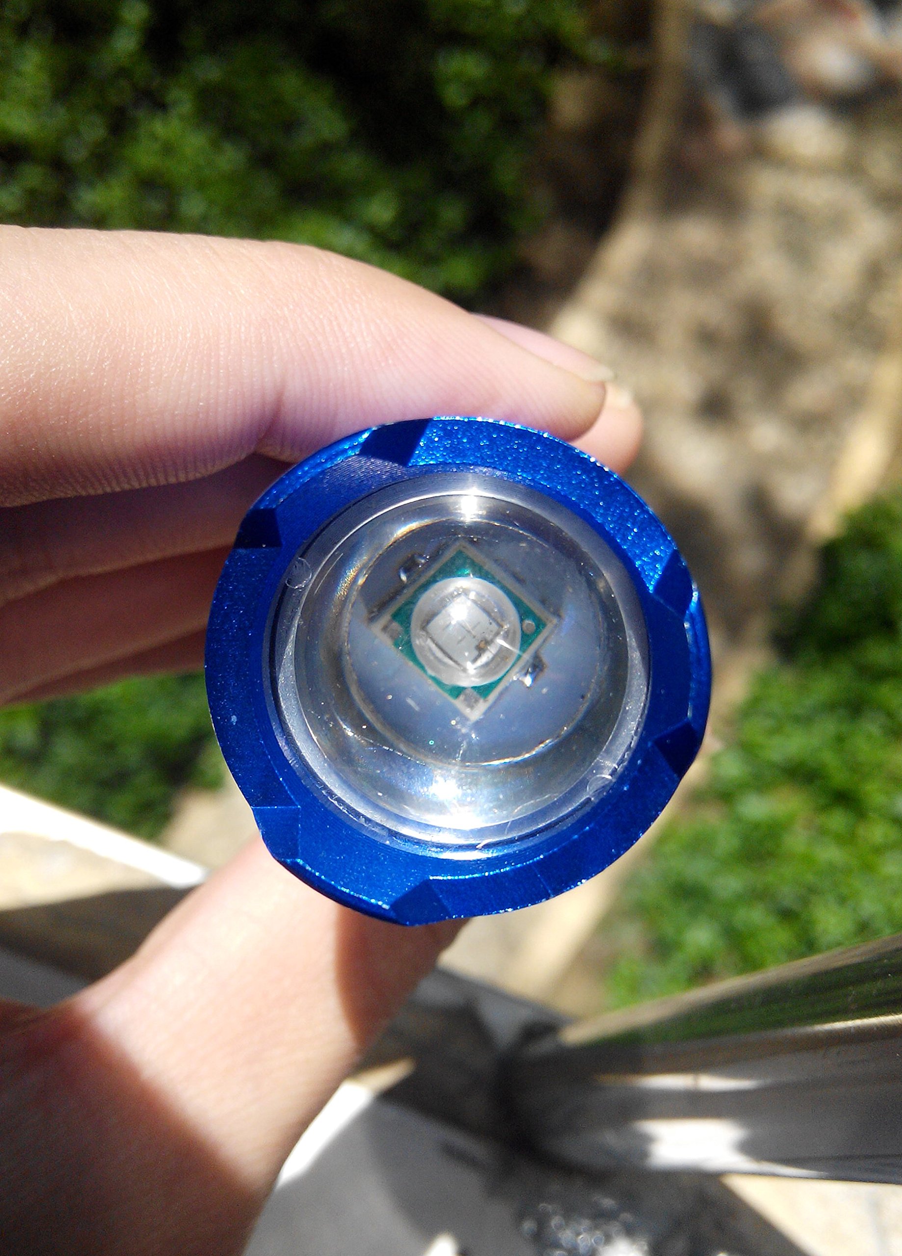High-Power Blue LED Flashlight - 3 Modes, Long Range Blue Beam, Waterproof for Night Fishing, Hunting & UV Detection | Perfect for Outdoor Adventures, Camping & Emergency Use