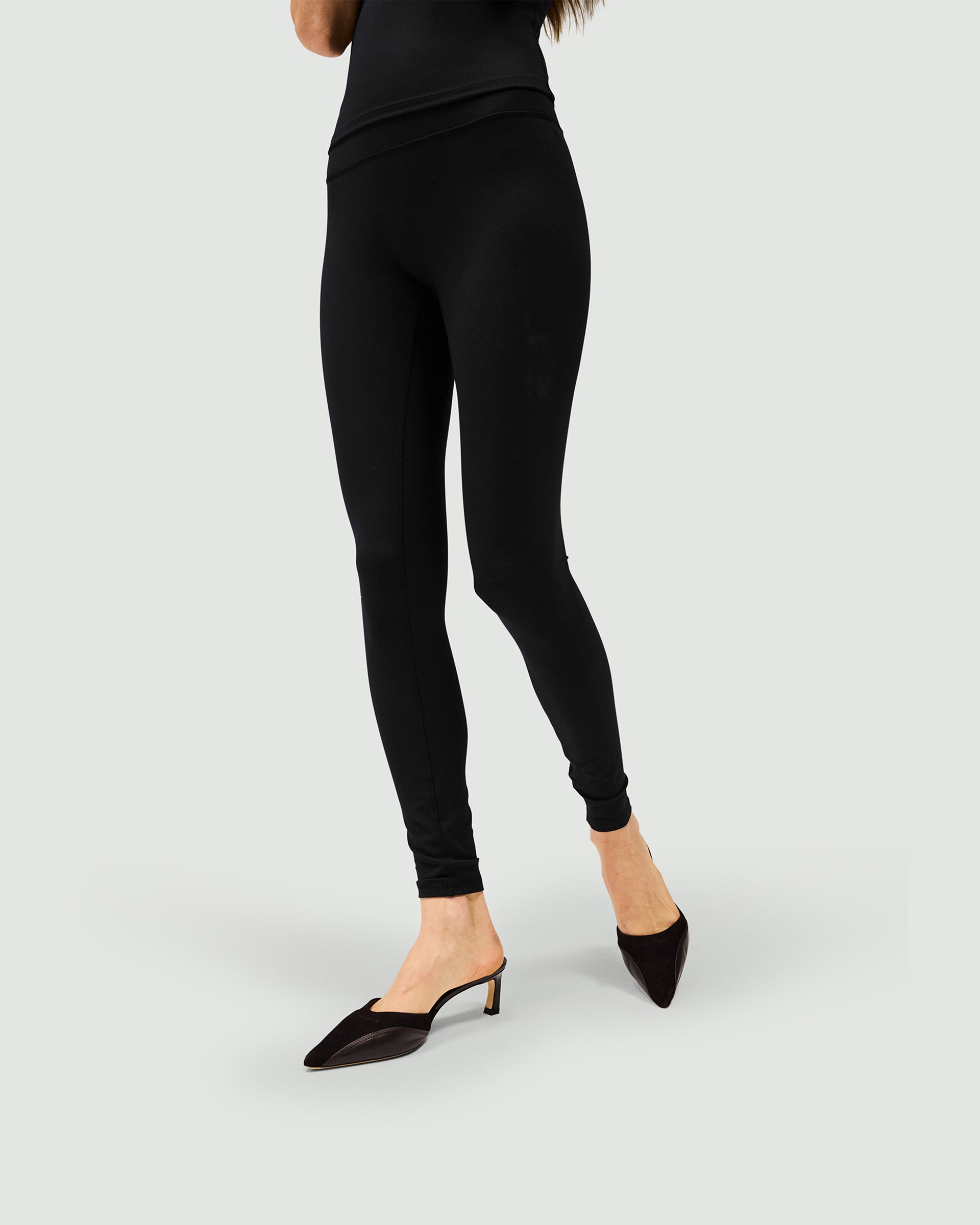 Owners Club High-Waisted Leggings for Women - Jet Black | Yoga, Workout, Running & Lounge Wear