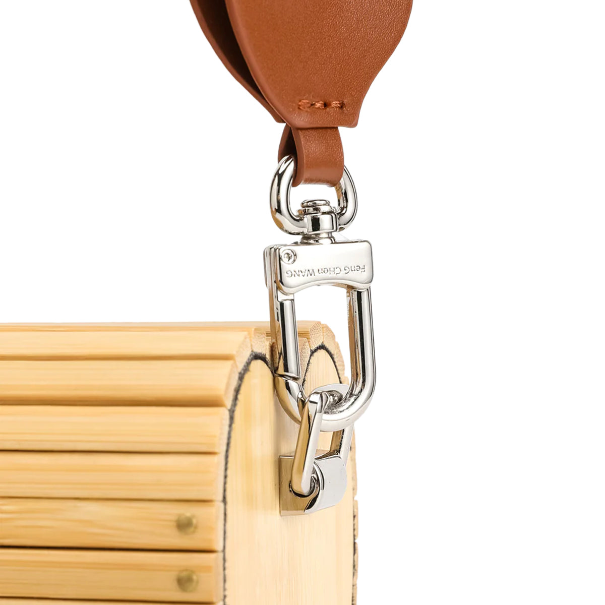 Eco-Friendly Heart-Shaped Bamboo Handbag in Brown - Perfect for Casual Outings, Beach Trips & Sustainable Fashion Lovers