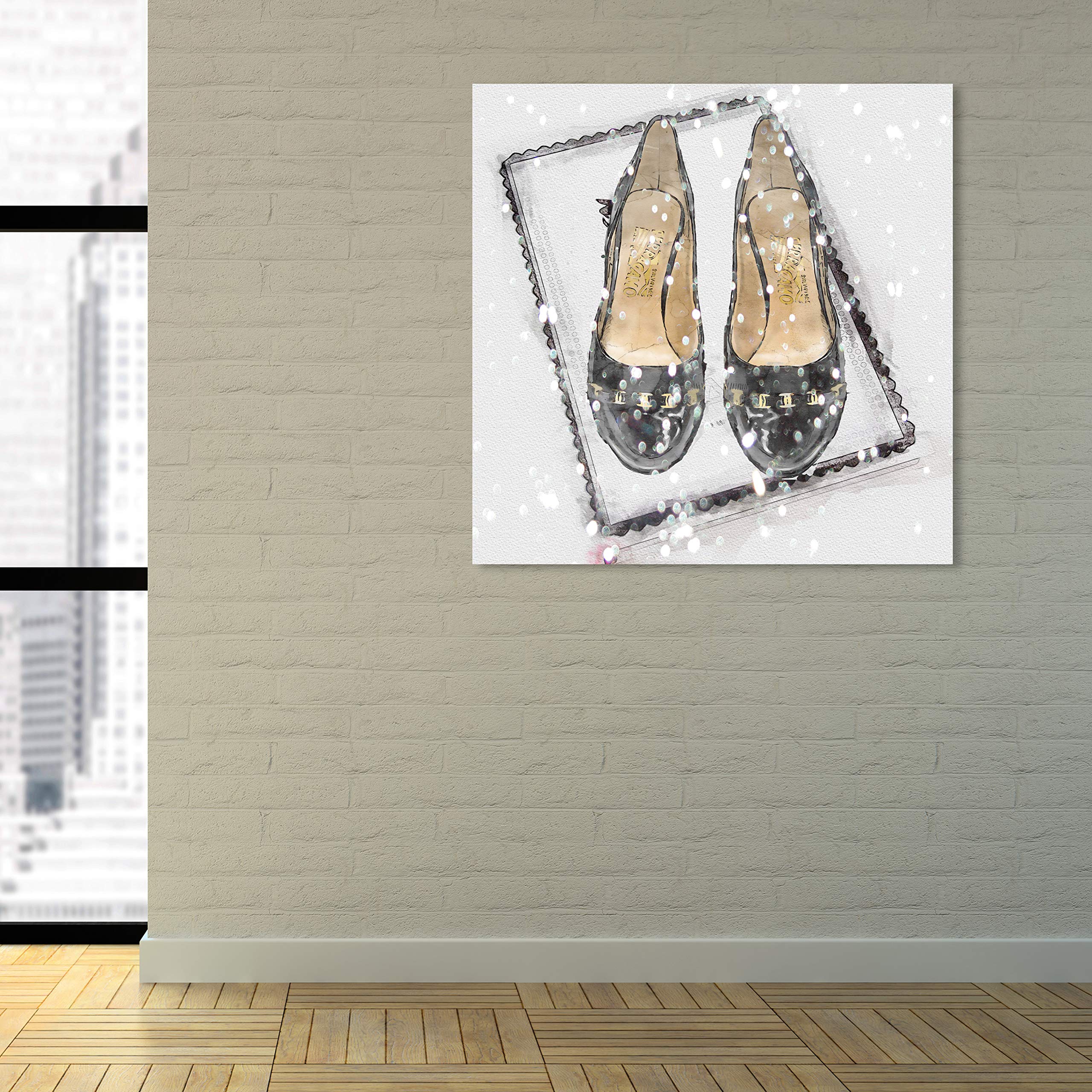 Fashion Flats Wall Art Canvas Prints by Oliver Gal Artist Co. - Stylish Home & Office Decor for Fashion Lovers