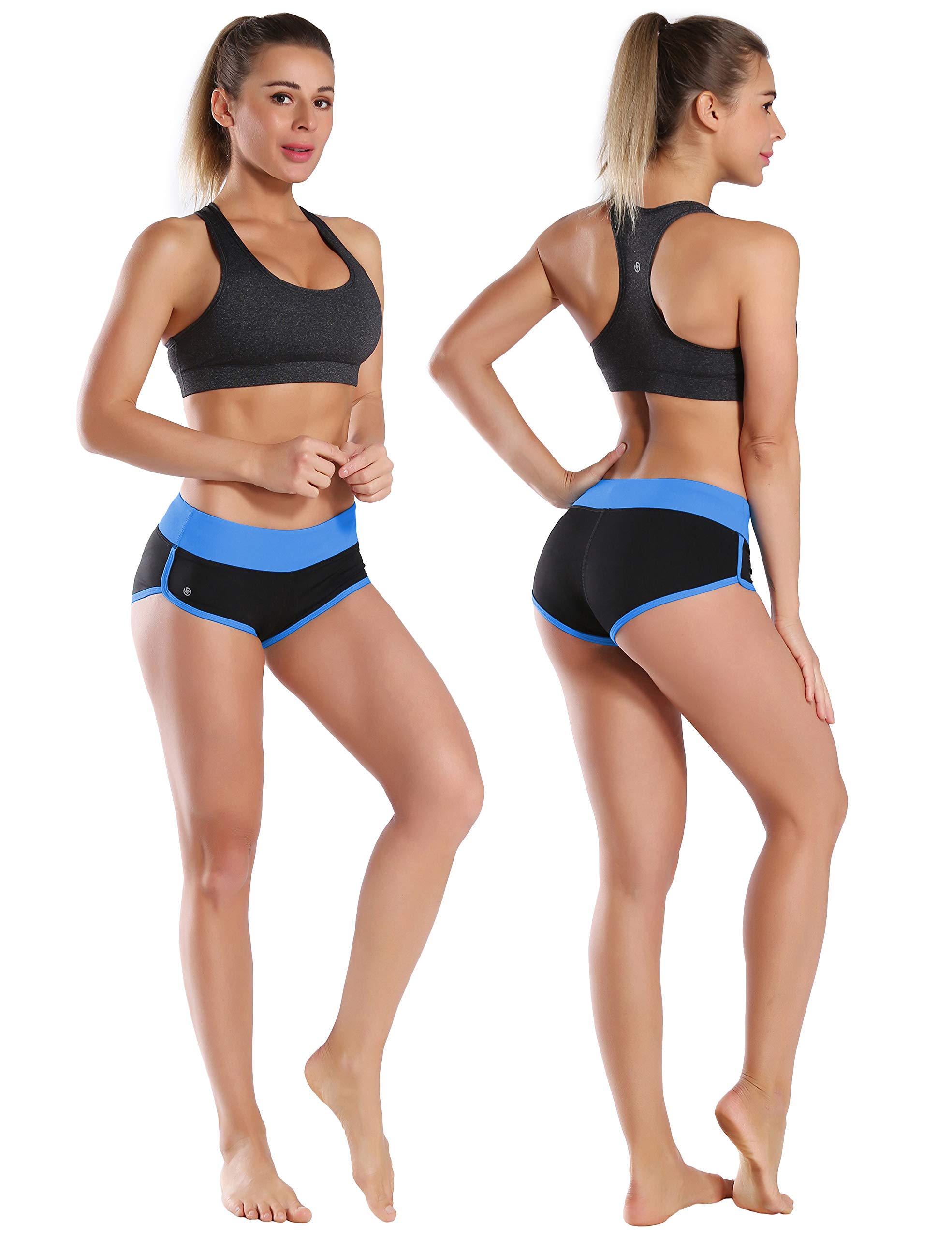 BUBBLELIME Women's Sexy Booty Yoga Shorts XS-XXL - High Waisted Tummy Control Workout Running Fitness Activewear with Moisture Wicking & UPF30+ Protection - Perfect for Yoga, Gym, Running and Summer Outdoor Activities