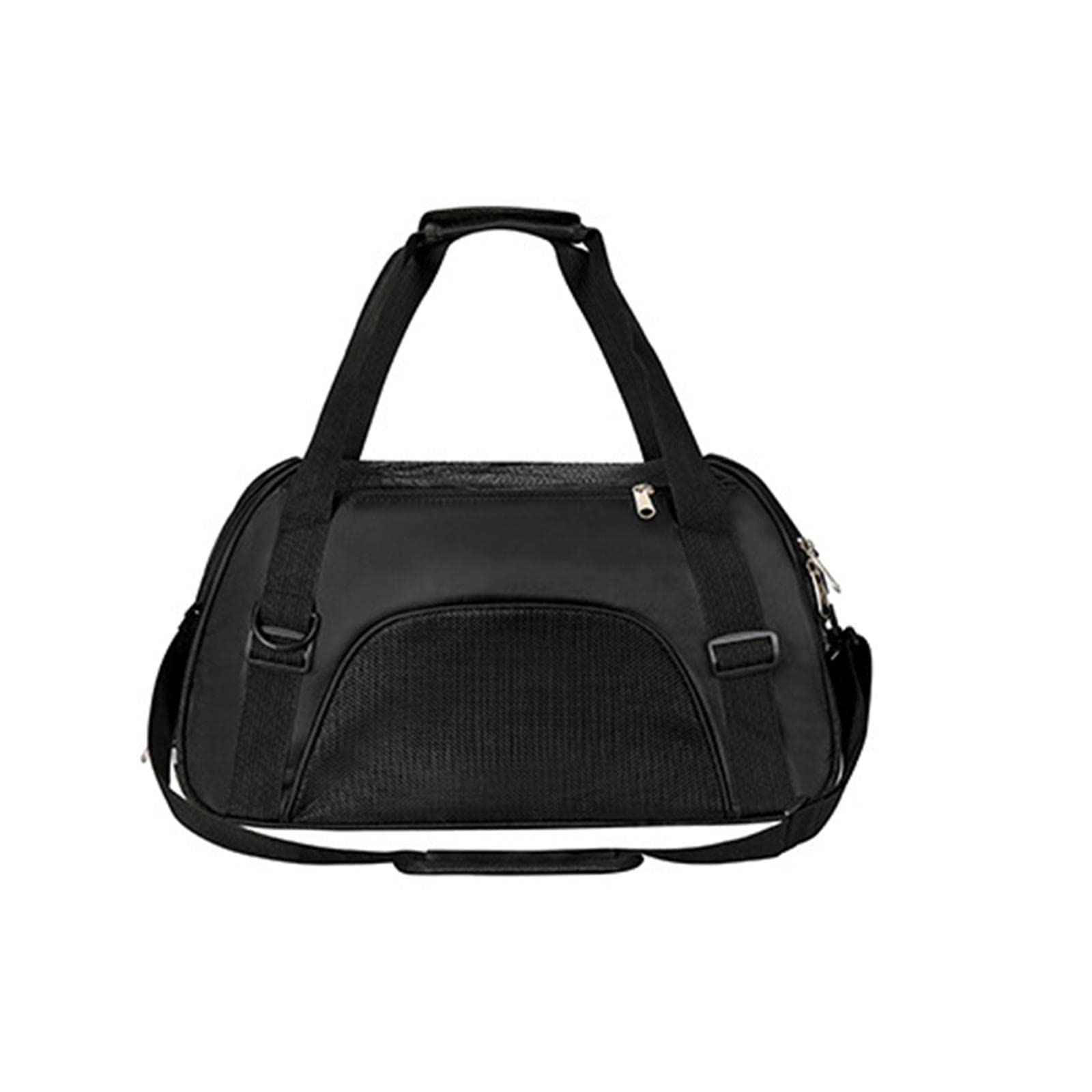Enakshi Fashion Pet Carrier Bag - Adjustable Shoulder Strap, Breathable Mesh, Portable Small Black | Dog & Cat Carrier Tote | Travel, Vet Visits, Outdoor Adventures