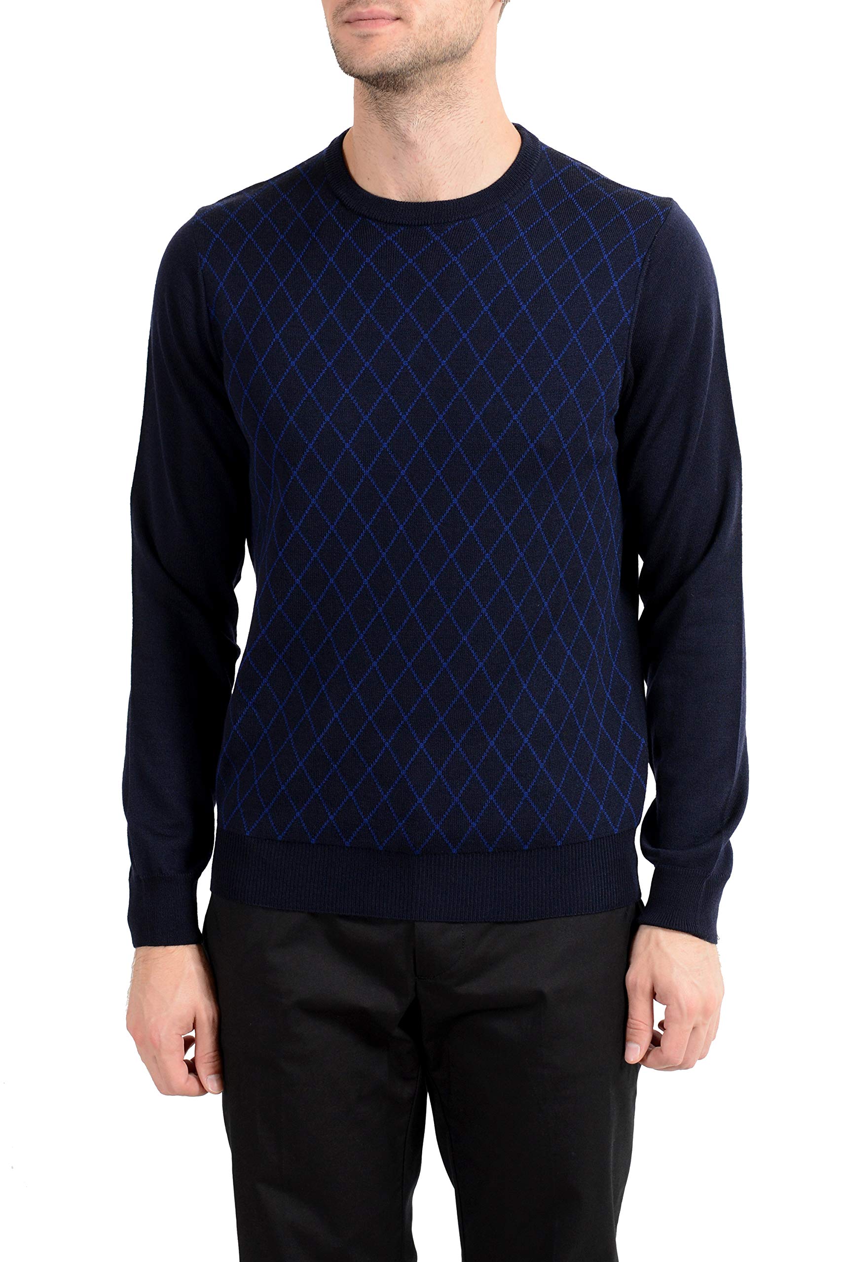 Roberto Cavalli Men's Crewneck Sweater - Stylish & Comfortable Knit Pullover for Casual Wear, Office & Winter Outfits
