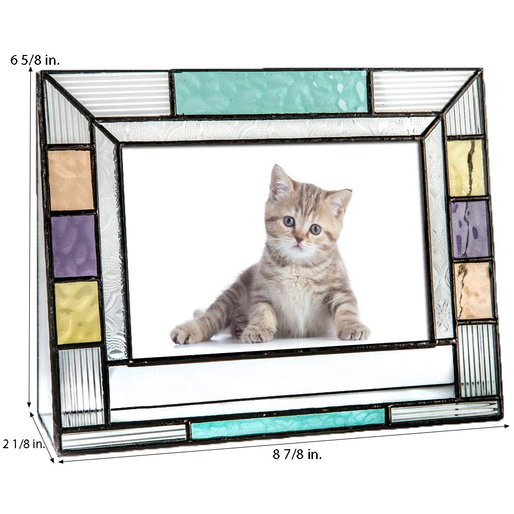 Custom Pet Memorial Frame - Personalized 4x6 Picture Frame with Engraved Name & Paw Prints for Sympathy Gifts