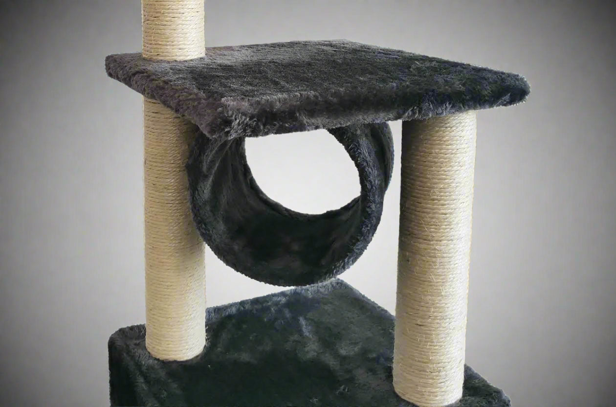 36 Inch Deluxe Cat Tree - Multi-Level Cat Tower with Scratching Posts, Perches & Cozy Condo for Large Cats | Perfect for Indoor Play, Climbing & Scratching | SKU: LBCT102