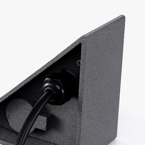Solar Powered Triangle Motion Sensor Outdoor Step Lights - Waterproof LED Pathway Lighting for Stairs, Deck, Garden, and Walkway - Ideal for Home Security and Nighttime Safety