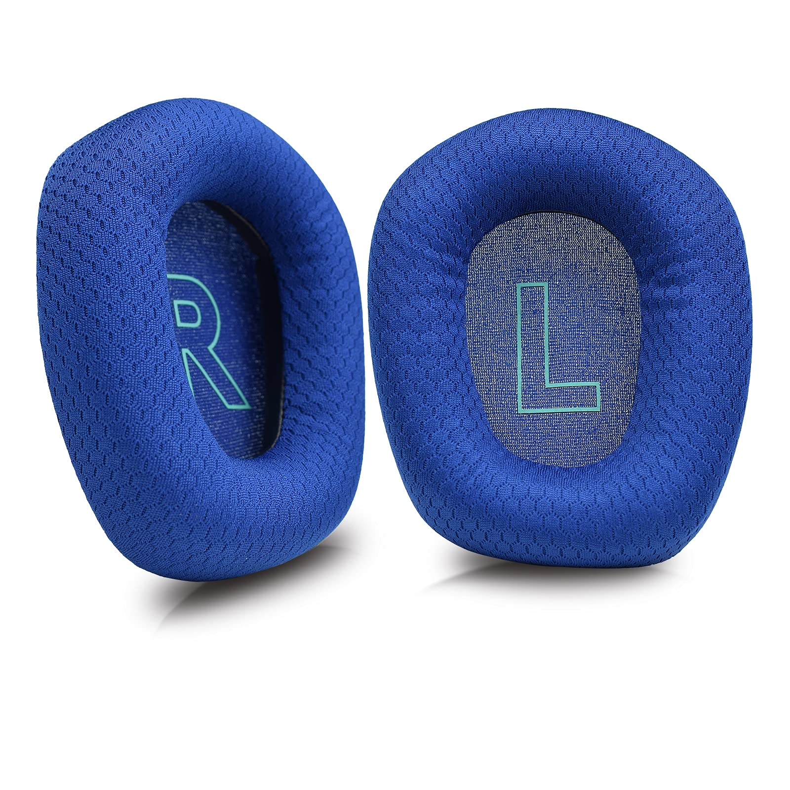 Logitech G733 Wireless Gaming Headset Replacement Ear Pads - Soft Fabric Cushions (Blue) | Comfortable Noise-Isolating Earpads for Long Gaming Sessions & Music Listening