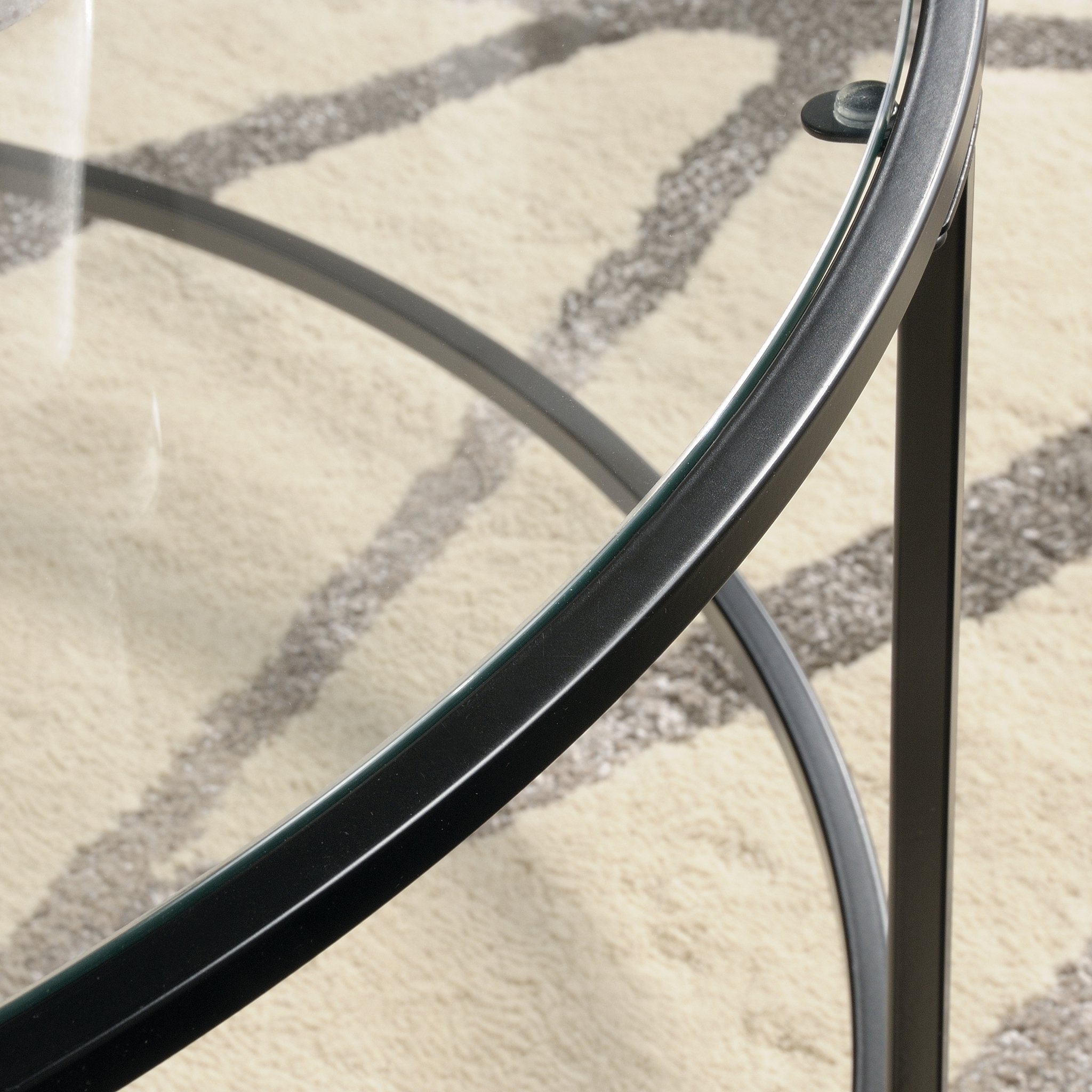 Sauder International Lux Round Coffee Table 36