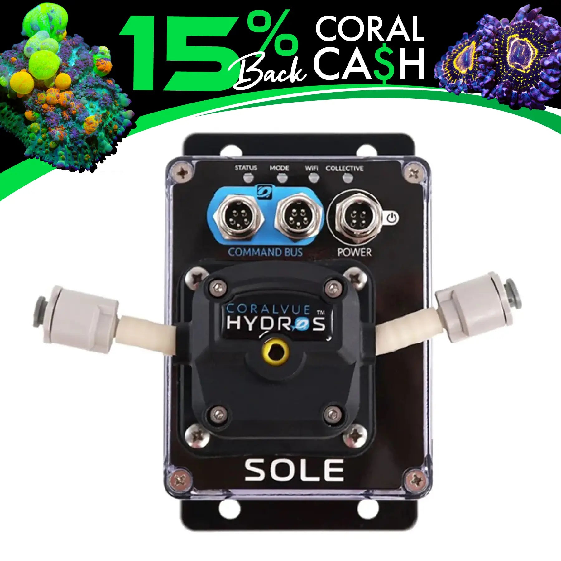 Hydros Sole Continuous Duty Liquid Dosing Controller - Precise Chemical Dispensing for Pools, Agriculture & Industrial Applications