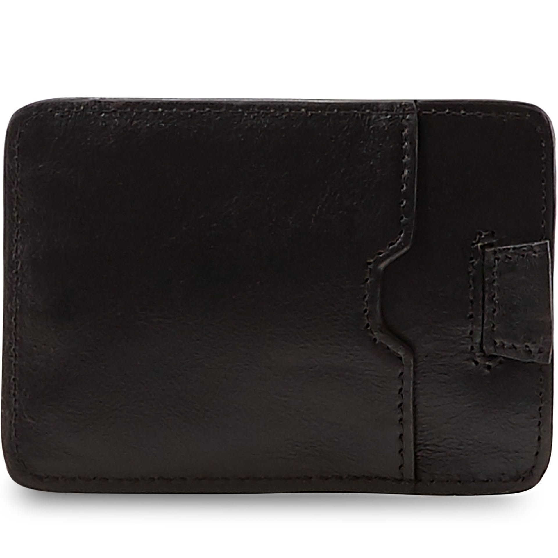 Premium Picard Leather Card Holder in Apache Black - Slim RFID Blocking Wallet for Men & Women - Perfect for Travel, Business & Everyday Use