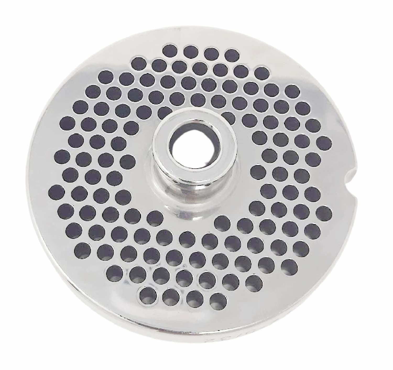 #22 Meat Grinder Plates with Hubs - Stainless Steel Grinding Discs for Cozzini Meat Grinders - Choose Size (5/32