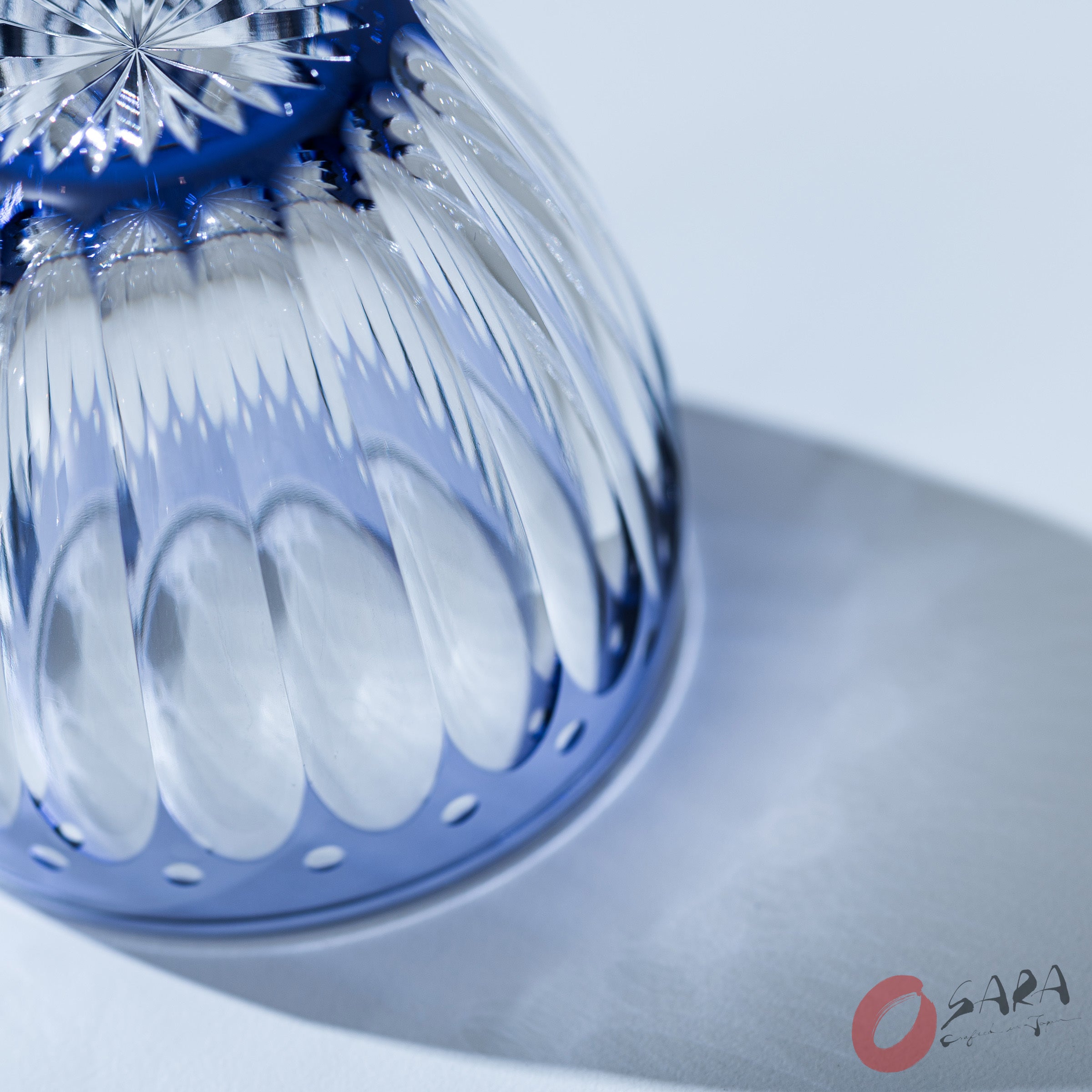 Premium KAGAMI Crystal Sake Glass Set - Elegant Chrysanthemum Design - Japanese Style Drinking Cups for Sake, Wine & Cocktails - Perfect for Gifts, Dinner Parties & Home Bar Decor