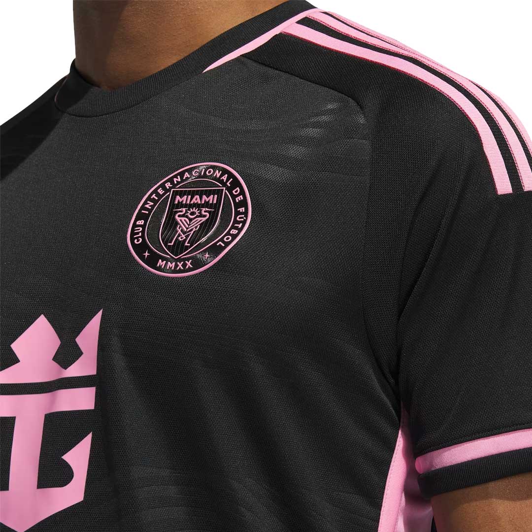 Adidas Men's Inter Miami CF 23/24 Lionel Messi Away Soccer Jersey - Authentic JE9745 - Perfect for Matchdays, Fan Events & Soccer Enthusiasts