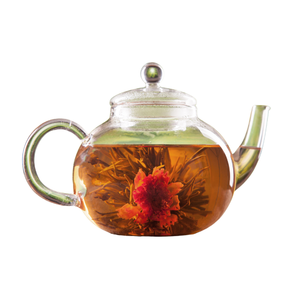 Premium Blooming Flower Tea - Hand-Tied Organic Green & White Tea Blossoms for Relaxation & Gifting | Perfect for Afternoon Tea, Spa Days & Special Occasions