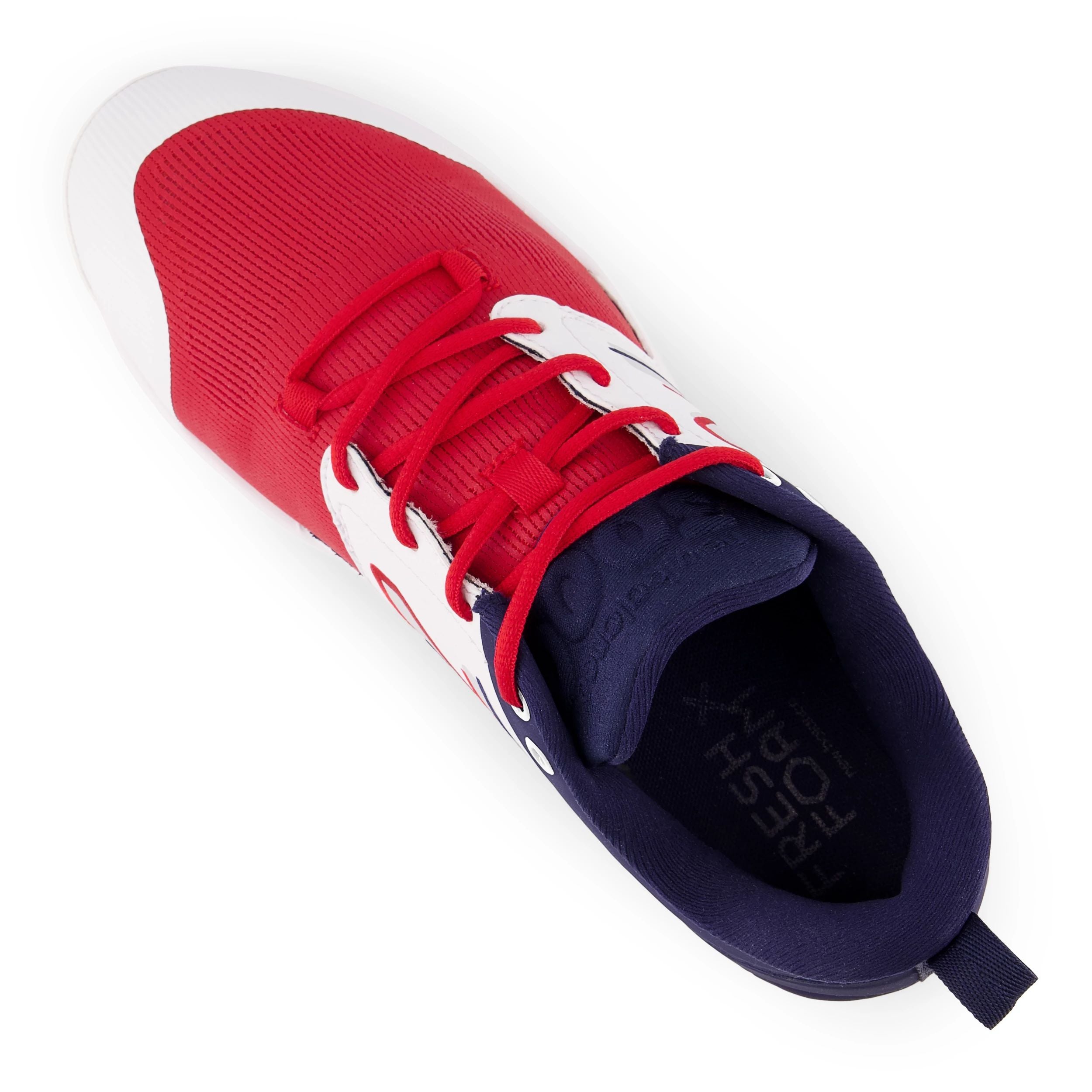 New Balance Fresh Foam 3000v6 Men's Baseball Cleats - Navy/Red Low Metal Spikes for Traction & Comfort | Perfect for Baseball, Softball & Turf Sports