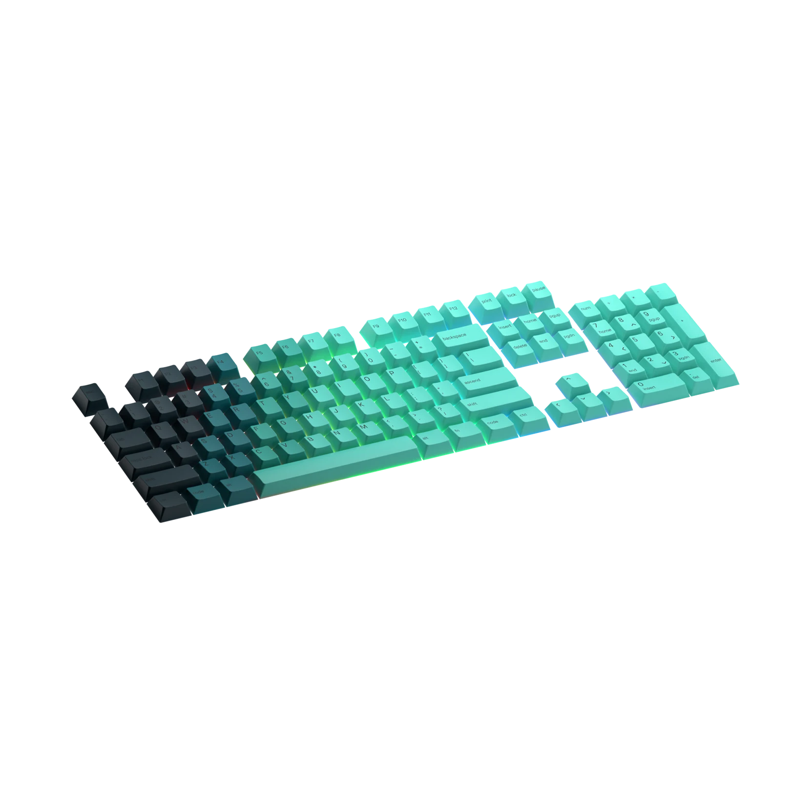 Rainforest Themed Keycaps for Mechanical Keyboards - Customizable, Durable & Aesthetic - Perfect for Gaming, Typing & Office Use