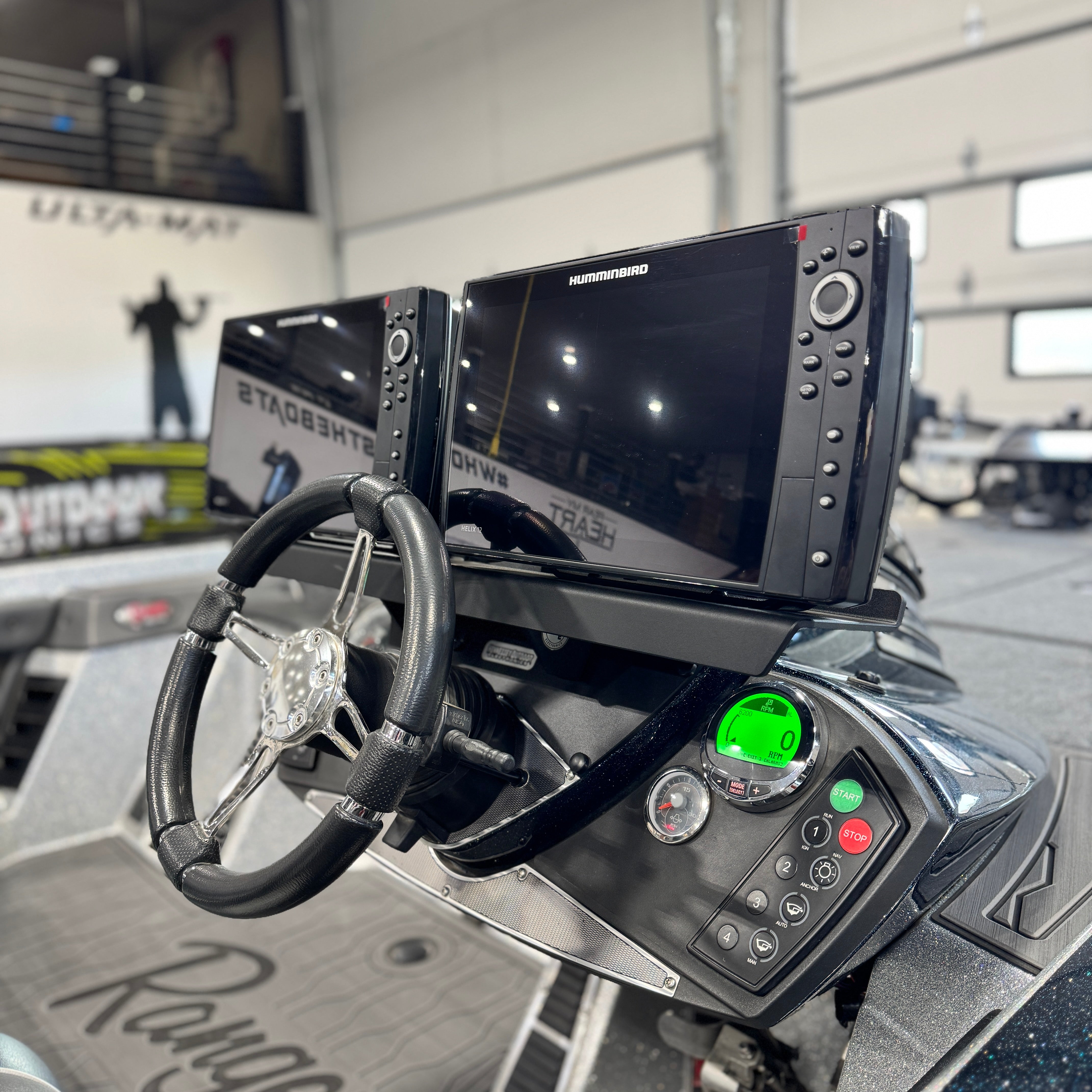 H.O.E. Dual Console Mount System for Ranger C Series (2013-2021) - Perfect for Off-Road Navigation & Marine Electronics Installation