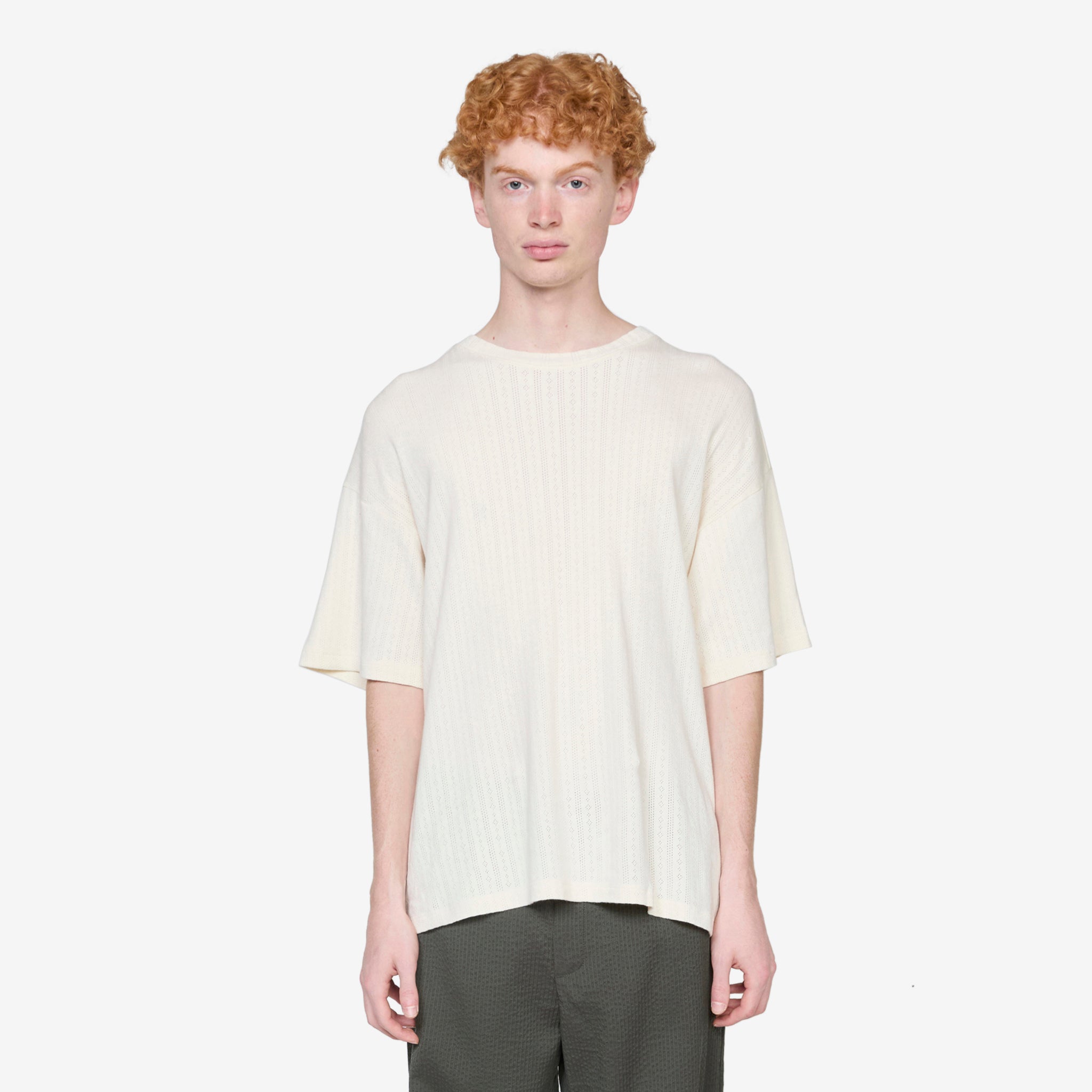 Premium Soft Cotton T-Shirt for Men - Vanilla Cream Color - Comfortable Casual Wear for Everyday & Outings