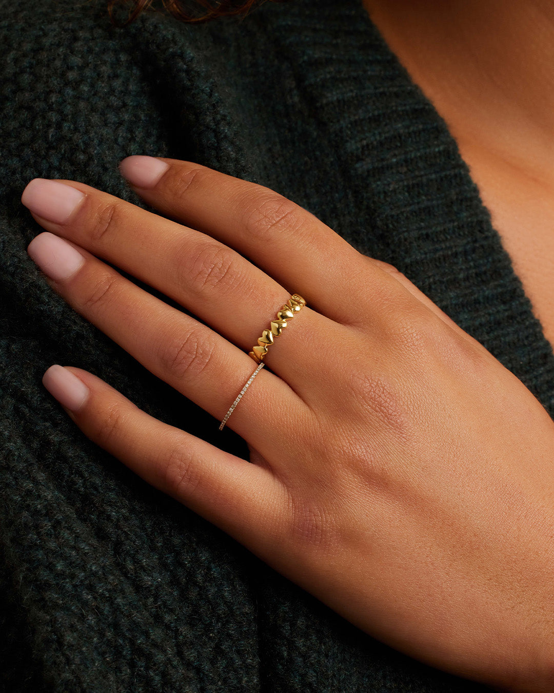 Lou Heart Ring - Elegant Sterling Silver Love Heart Ring for Women | Perfect Gift for Valentine's Day, Anniversary & Romantic Occasions