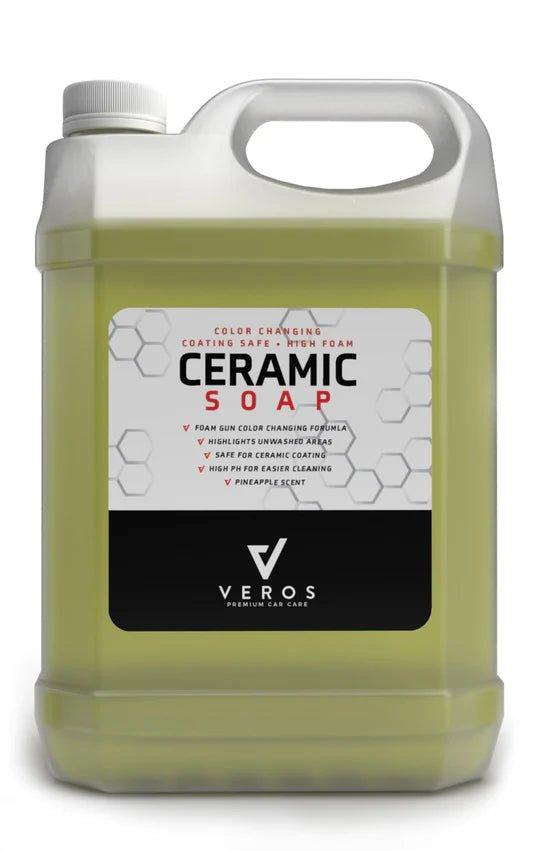 VEROS Color Changing Ceramic Soap - Mood-Sensing Hand Soap for Bathroom & Kitchen | Fun Temperature-Activated Color Changing Soap Dispenser | Perfect Gift for Home, Spa & Office Use