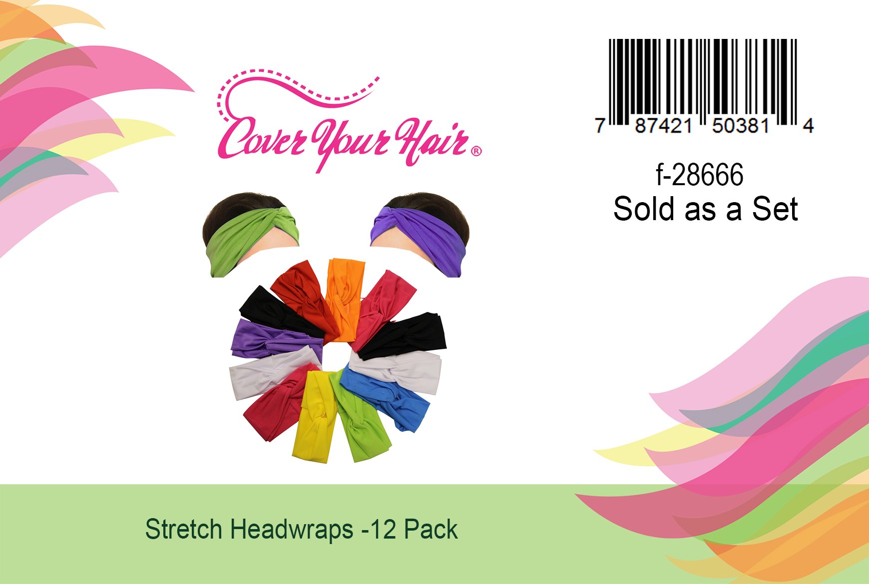 12 Pack Women's Headbands - Stylish Turban Headwraps & Hair Accessories for Women & Girls | Perfect for Workouts, Yoga, Fashion & Everyday Wear