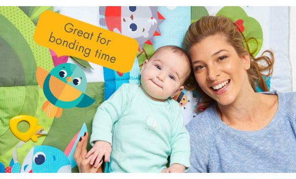 Tiny Love Meadow Days Super Mat - Soft & Safe Baby Play Mat for Crawling & Tummy Time - Perfect for Nursery, Daycare & Home Play Areas
