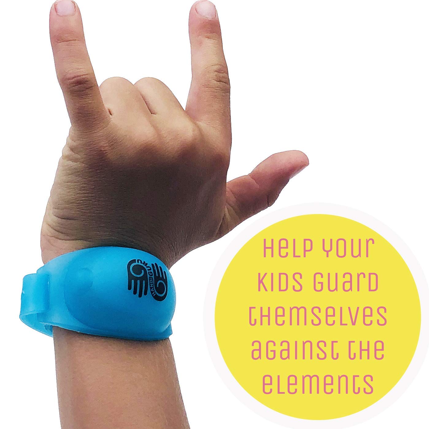 Refillable Hand Sanitizer Bracelet Kit - Portable Wristband Dispenser for Sanitizing Gel & Sunscreen - Travel Essential with Refill Bottle (Liquids Not Included) - Perfect for Outdoor Activities, Gym, Travel and Daily Hygiene (Rambling Rose)