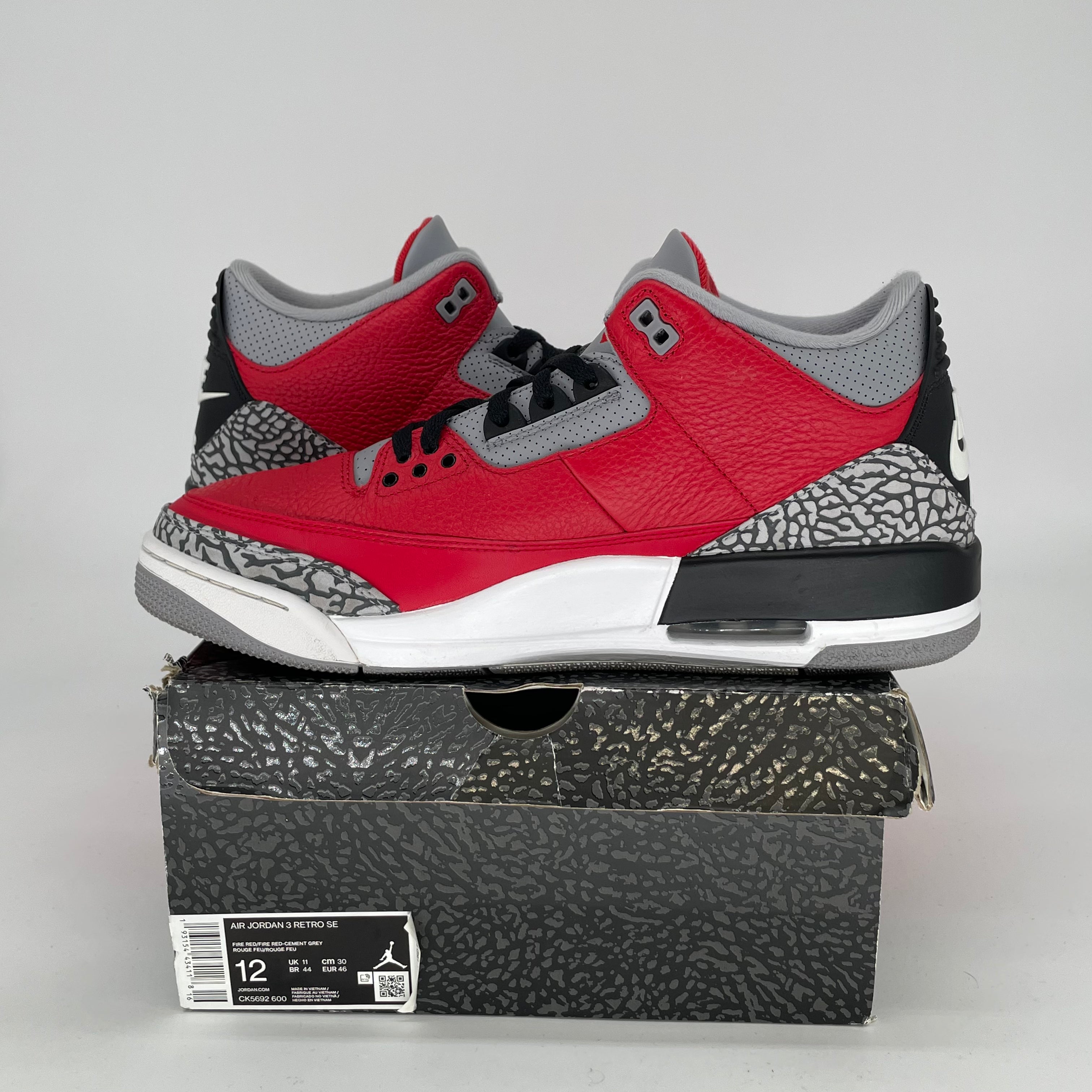 AIR JORDAN 3 UNITE Retro Basketball Shoes Men's Size 12 - CK5692-600 | Authentic Nike Sneakers for Running, Gym & Streetwear Fashion