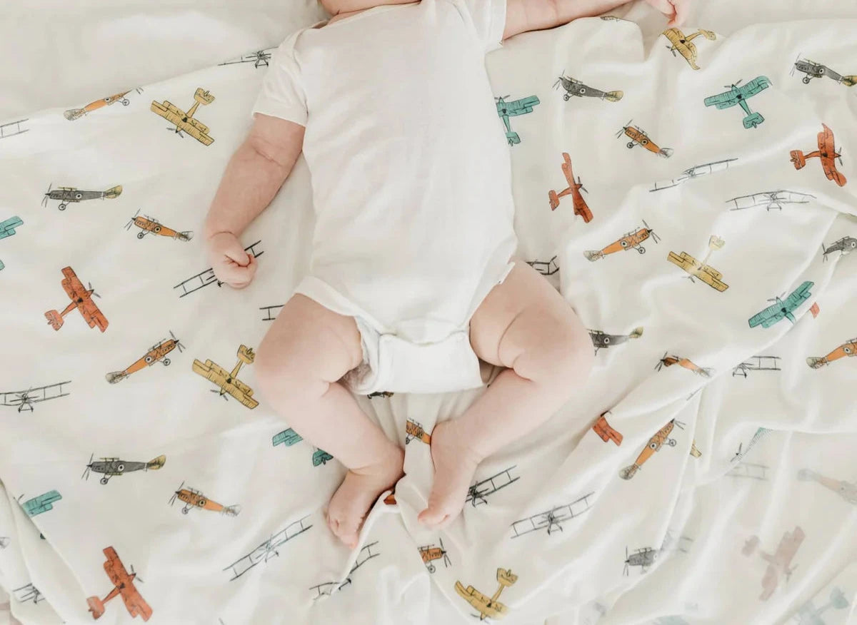 Soft & Breathable Copper Pearl Knit Swaddle Blanket for Babies - Perfect for Swaddling, Nursing & Stroller Use - Organic Cotton Baby Blanket for Newborns & Infants