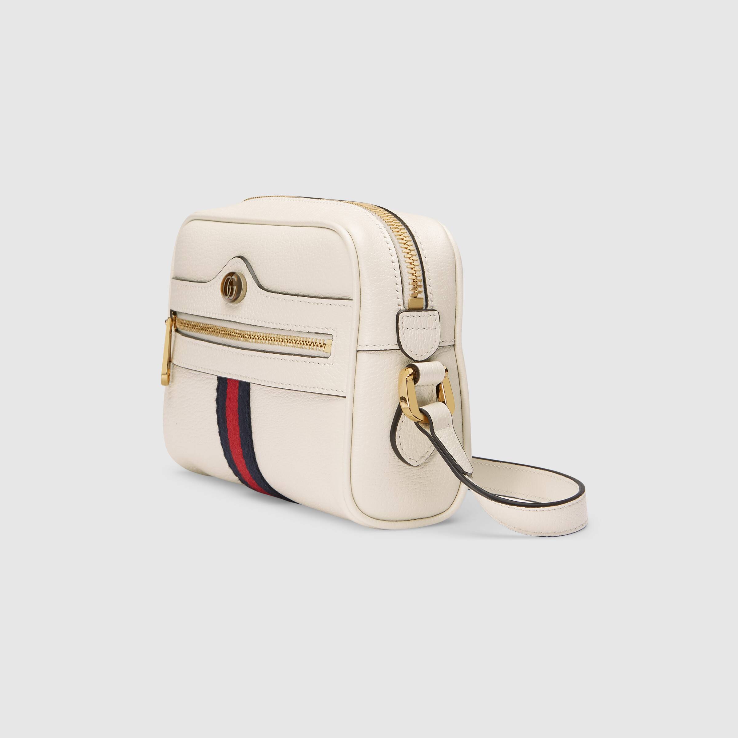 Gucci Ophidia Leather Mini Bag for Women - White Small Crossbody Purse - Perfect for Date Night, Shopping & Travel Accessories