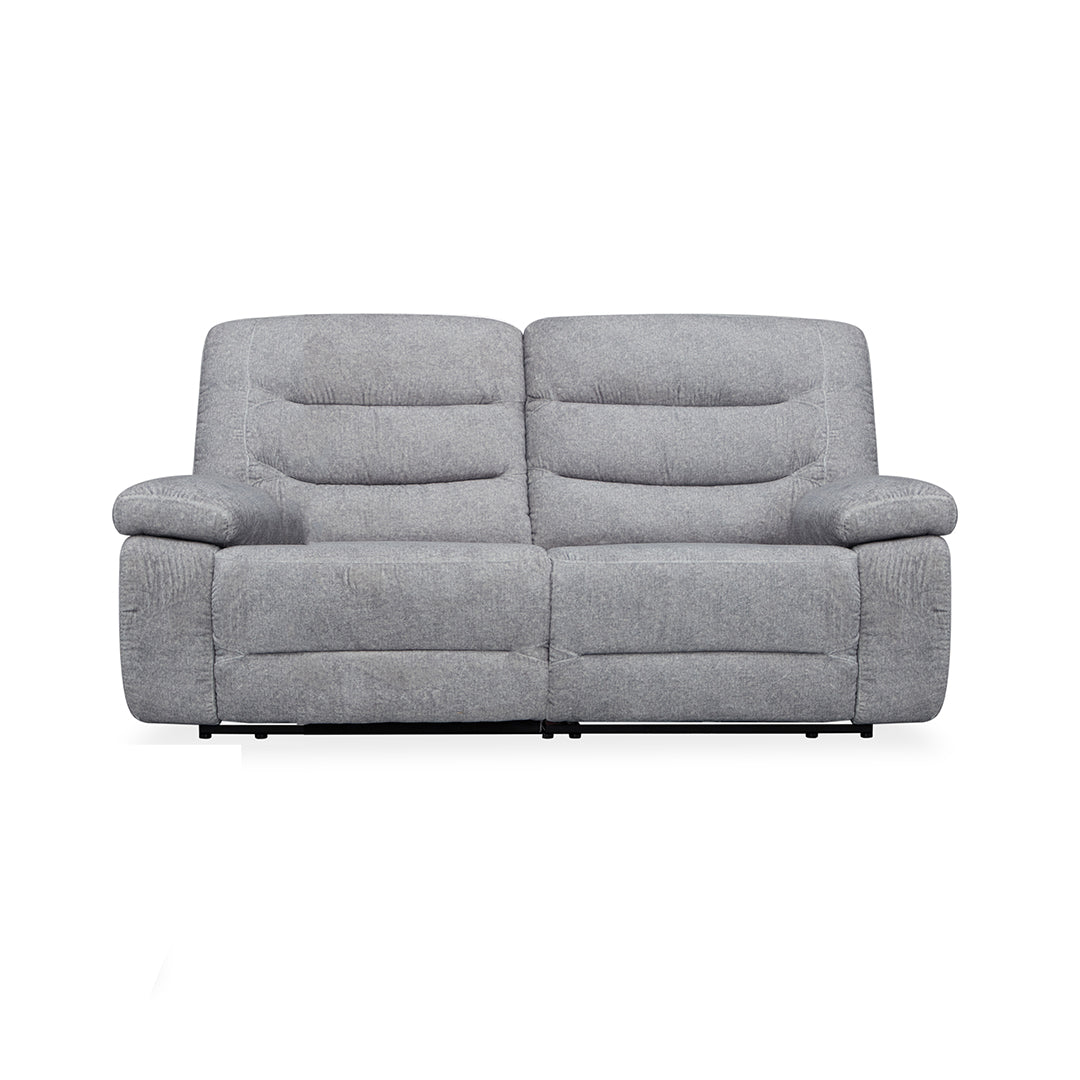 Premium Preston Power Reclining Sofa - 3-Seater Leather Living Room Couch with USB Charging & Cup Holders - Perfect for Home Theater, Family Room and Relaxation