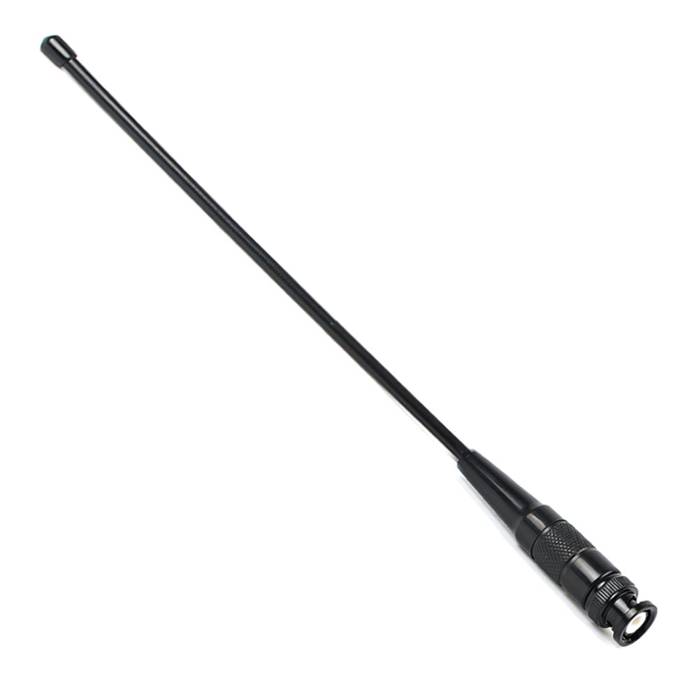 HYS-771N VHF/UHF 2M/70CM BNC Handheld Radio Antenna for ICOM V8 V80 V80E V82 V85 F3S HT-66 - Compatible with Walkie Talkies & Emergency Communication Radios