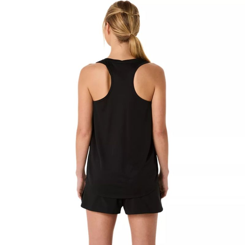 ASICS Women's Silver Running Tank Top - Lightweight Moisture-Wicking Athletic Shirt for Jogging, Gym & Workouts - Perfect for Marathon Training & Fitness Activities