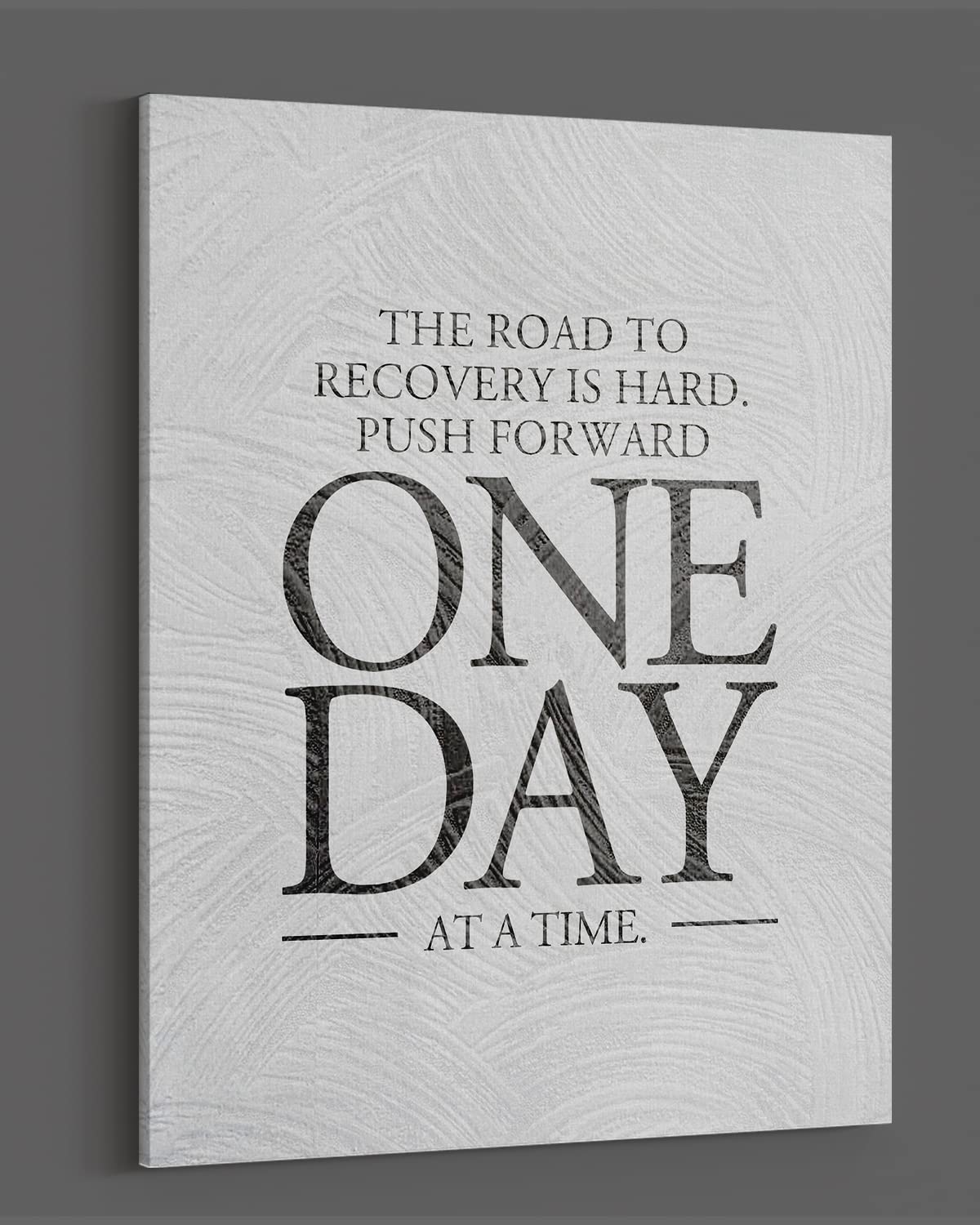 Govivo Sober - Inspirational Recovery Gifts for Men & Women - Motivational Sobriety Wall Art - Drug & Alcohol Addiction Recovery Room Decor - Office Encouragement Canvas Print - 24x30 Ready to Hang - Perfect for AA Meetings, Rehab Centers & Home Decor