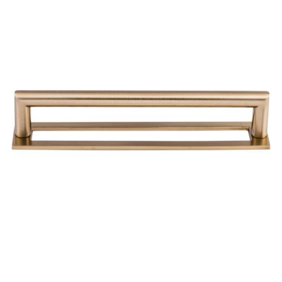 Champage Bronze Cabinet Drawer Pulls and Knobs with Backplate - Vintage Style Hardware for Kitchen Cabinets, Dressers & Furniture Upgrade