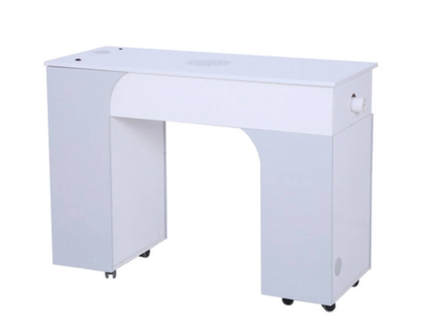 Professional MILAN Manicure Table - Portable Nail Salon Station for Home & Spa Use - Perfect for Manicures, Pedicures & Nail Art