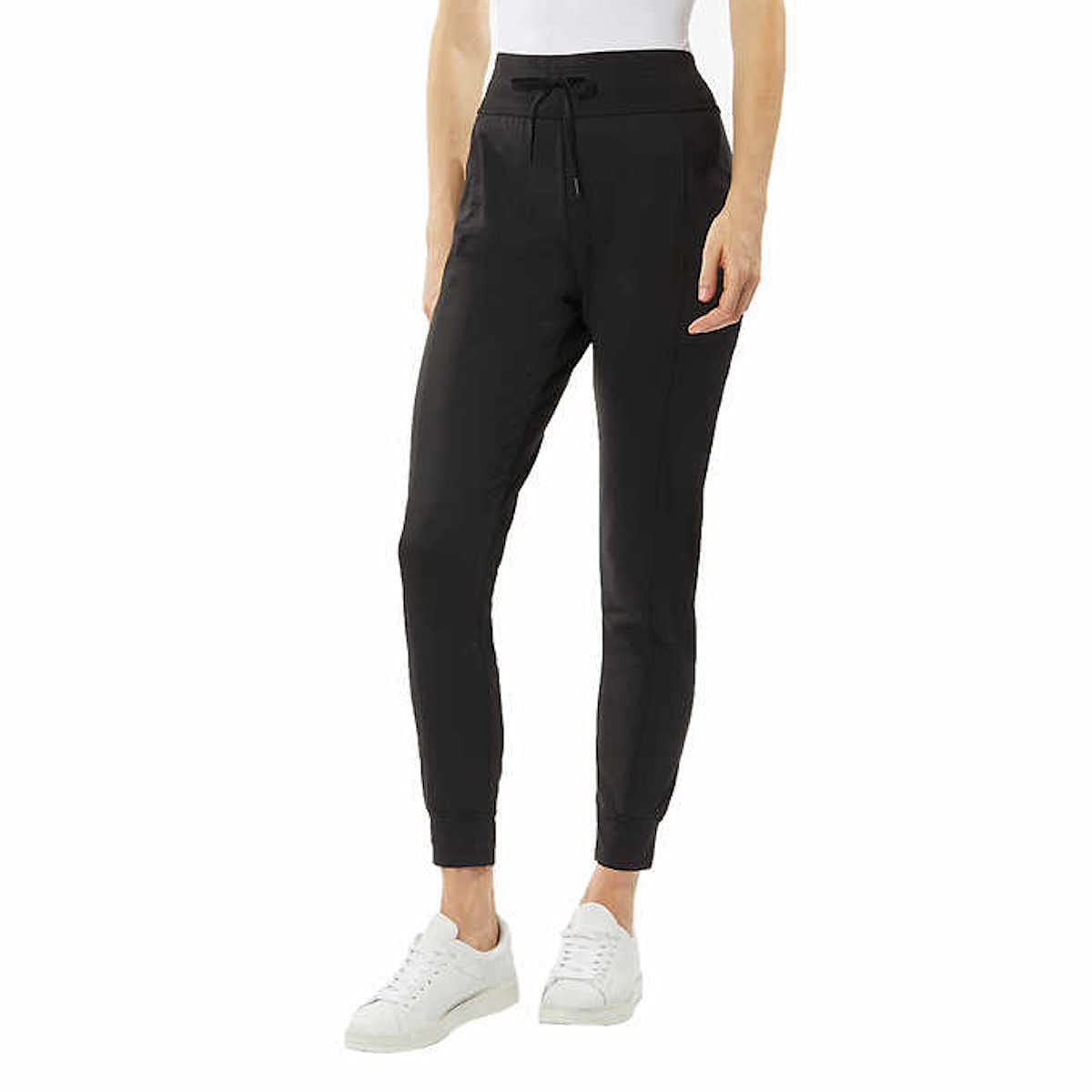 32 DEGREES Heat Women's Thermal Jogger Pants with Side Pockets - Warm Fleece-Lined Workout & Lounge Pants for Winter, Yoga, Running, and Casual Wear