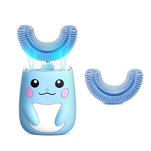 Kids U-Shaped Electric Toothbrush - 6 Modes & Timer for Gentle Cleaning