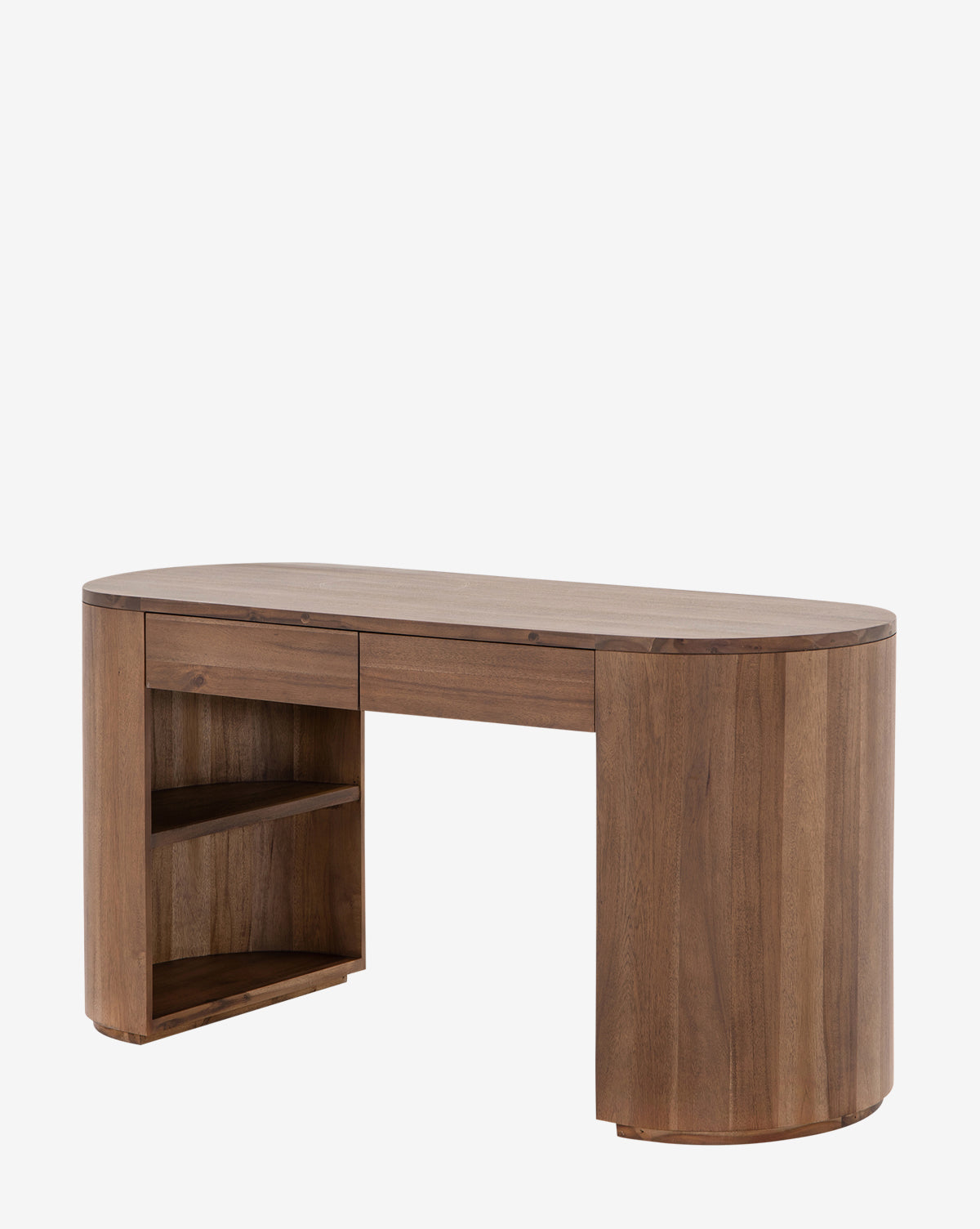 Parnell Desk - Modern Home Office Desk with Storage | Ergonomic Study Desk for Small Spaces | Perfect for Remote Work & Online Learning