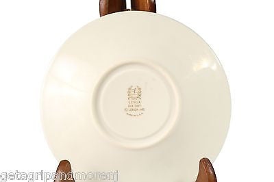 Lenox Fair Lady Tea Cup and Saucer Set - Elegant Porcelain Tea Cups for Afternoon Tea, Bridal Shower, and High Tea Parties - Set of 8