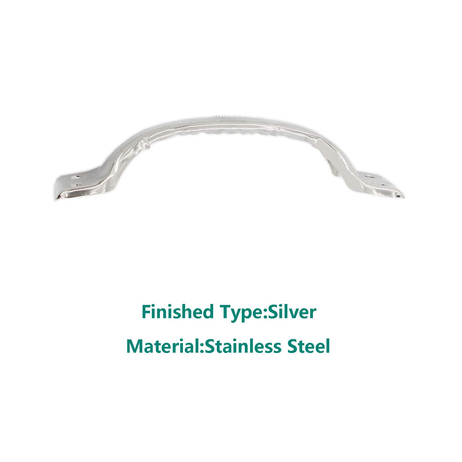 10 Pack 3.5 Inch Stainless Steel Cabinet Handles & Drawer Pulls - Brushed Silver Kitchen Hardware for Cabinets, Dressers & Furniture | Durable Metal Handles for Home, Office & Commercial Use